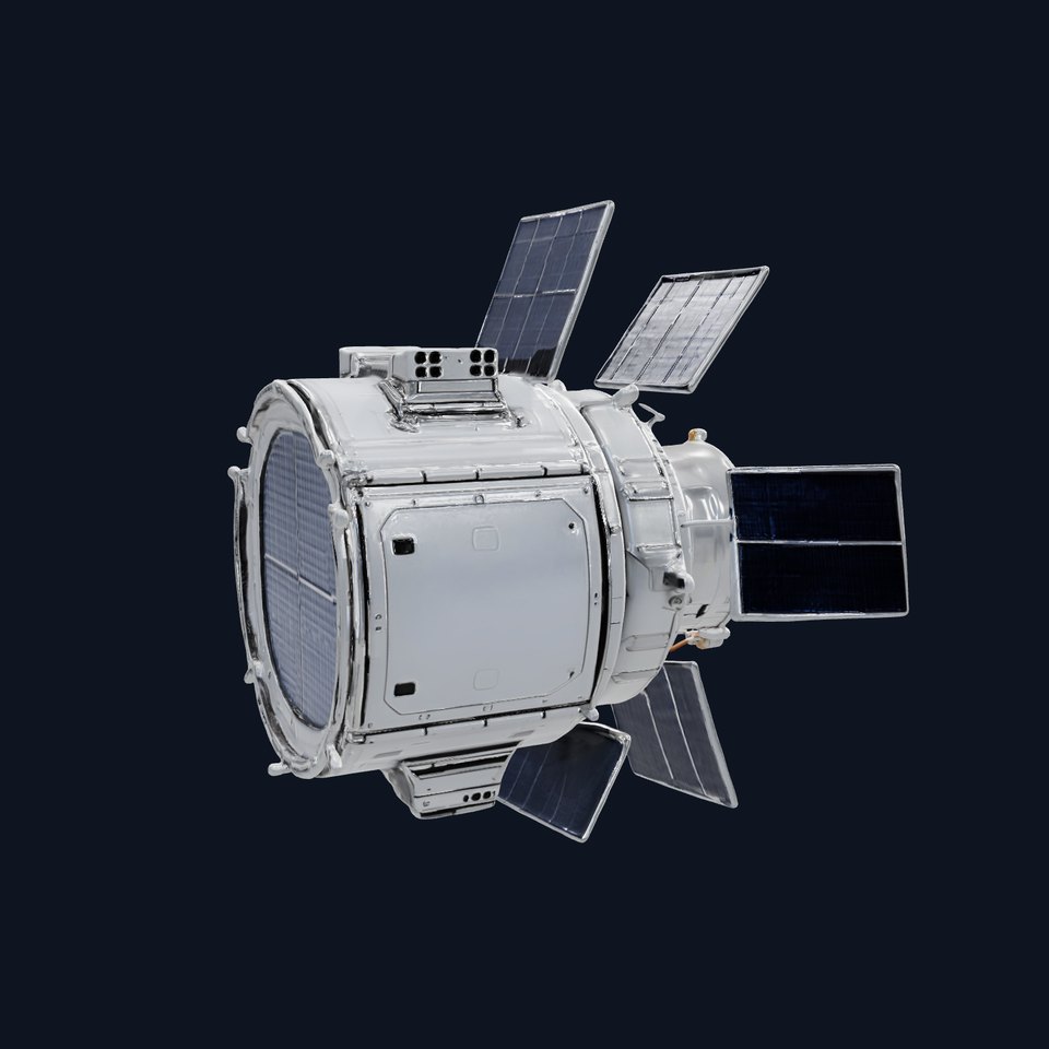 Space Satellite Module D Model Pack